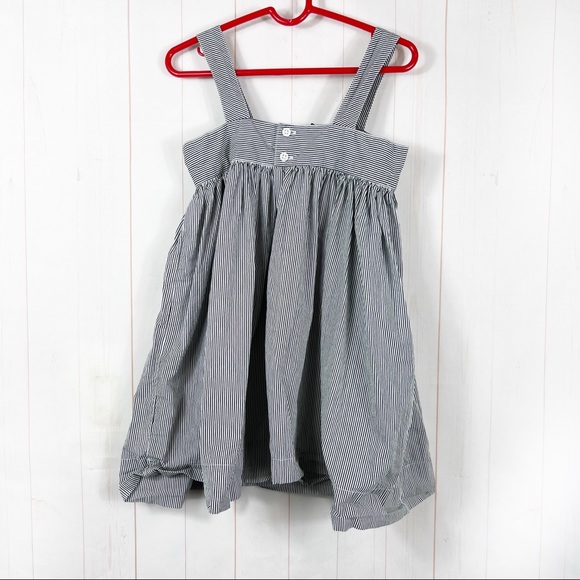 United Colors of Benetton Stripe Girls Bow Dress Size XS - Picture 2 of 8